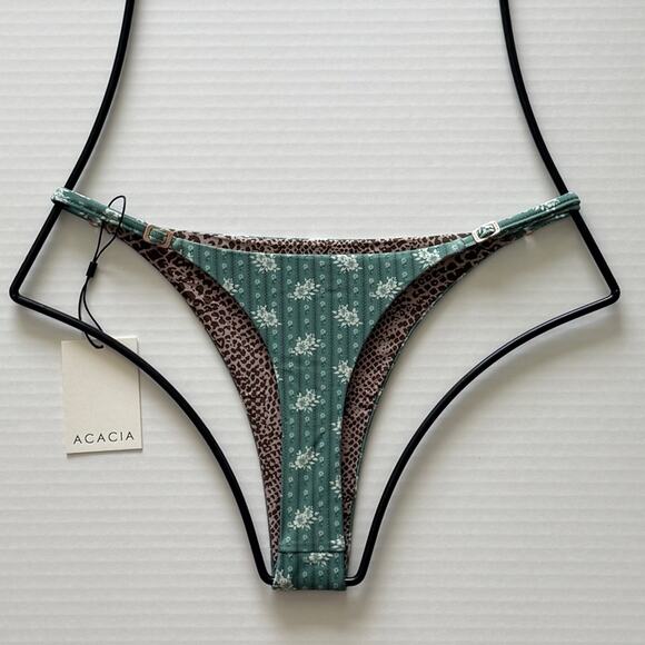 Acacia Swim RALPHY Bikini Bottom - Punahele - High Cut, Minimal Coverage - Large - Picture 3 of 8